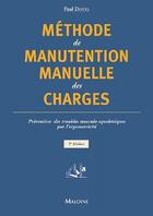 Couverture du livre « Méthode de manutention manuelle des charges » de Paul Dotte aux éditions Maloine