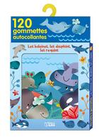 Couverture du livre « Gommettes baleines dauphins » de  aux éditions Lito