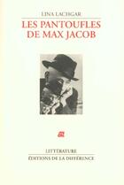 Couverture du livre « Les pantoufles de max jacob » de  aux éditions La Difference