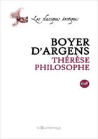 Couverture du livre « Therese Philosophe » de Boyer Marquis D'Arge aux éditions La Bourdonnaye
