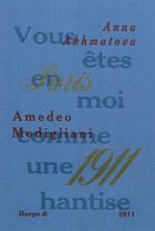 Couverture du livre « Amedeo modigliani » de Anna Andreevna Ahmatova aux éditions Harpo & Editions