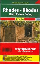 Couverture du livre « Rhodes / rhodos city pocket » de  aux éditions Freytag Und Berndt