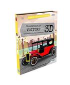 Couverture du livre « Voyage, découvre, explore : construis la voiture 3D ; l'histoire de l'automobile » de Ester Tome et Valentina Manuzzato aux éditions Sassi