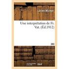 Couverture du livre « Une interprétation de Fr. Vat., 283 » de Michon Lucien aux éditions Hachette Bnf