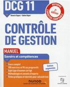Couverture du livre « DCG 11 : contrôle de gestion ; manuel (2e édition) » de Sabine Separi et Romaric Duparc aux éditions Dunod