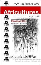 Couverture du livre « Rwanda 2000 ; mémoires d'avenir (édition 2000) » de  aux éditions L'harmattan