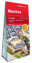 Couverture du livre « Nantes 1/15.000 (carte grand format laminee - plan de ville) » de  aux éditions Expressmap