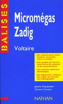 Couverture du livre « Zadig et micromegas » de Charpentier/Tercero aux éditions Nathan