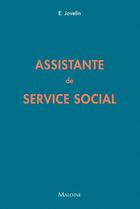 Couverture du livre « Assistante de service social » de Emmanuel Jovelin aux éditions Maloine