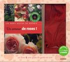 Couverture du livre « Coffret un amour de roses ! » de Noemie Vialard aux éditions Grund