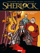 Couverture du livre « Sherlock - Tome 02 : Les Coquelicots du Penjab » de Didier Convard et Eric Adam et Jean-Louis Le Hir aux éditions Glenat