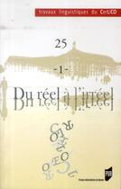 Couverture du livre « Du reel a l irreel » de Lambert aux éditions Pu De Rennes