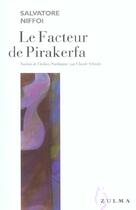 Couverture du livre « Le facteur de pirakerfa » de Niffoi S aux éditions Zulma