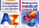 Couverture du livre « PACK SPECIAL DICTIONNAIRES - DICTIONNAIRE MEDICAL A L USAGE DES IDE + DICTIONNAIRE ENCYCLOPEDIQUE DES SOINS INFIRMIERS » de Editions Lamarre aux éditions Lamarre