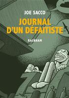 Couverture du livre « Journal d'un défaitiste » de Joe Sacco aux éditions Rackham
