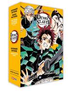 Couverture du livre « Demon slayer Tome 9 : + roman tome 4 » de Koyoharu Gotoge aux éditions Panini