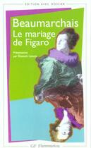 Couverture du livre « Le mariage fe Figaro » de Pierre-Augustin Caron De Beaumarchais aux éditions Flammarion