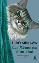 Couverture du livre « Les mémoires d'un chat » de Hiro Arikawa aux éditions Actes Sud