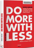 Couverture du livre « Do more with less » de Patrick Mercier aux éditions Jm Laffont - Lpm