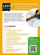 Couverture du livre « Droit des affaires OHADA : Organisation pour l'harmonisation en Afrique du droit des affaires » de Ines Feviliye aux éditions Enrick B.