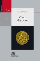 Couverture du livre « Choix d'articles » de Gerard Fussman aux éditions Ecole Francaise Extreme Orient
