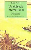 Couverture du livre « Un épisode international » de Henry James aux éditions Rivages