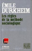 Couverture du livre « Les règles de la méthode sociologique » de Emile Durkheim aux éditions Flammarion