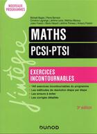 Couverture du livre « Maths exercices incontournables pcsi-ptsi - 3e ed. » de Freslon/Mansuy/Bages aux éditions Dunod