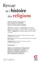 Couverture du livre « Revue de l'histoire des religions - n 3/2021 » de  aux éditions Armand Colin