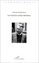 Couverture du livre « La lecture selon Barthes » de Nicolas Carpentiers aux éditions Editions L'harmattan