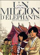 Couverture du livre « Un million d'éléphants » de Jean-Luc Cornette et Vanyda aux éditions Futuropolis