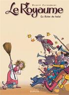 Couverture du livre « Le royaume Tome 8 : La reine du balai » de Benoit Feroumont aux éditions Dupuis