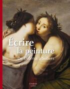 Couverture du livre « Écrire la peinture » de Dethurens-P aux éditions Citadelles & Mazenod