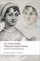 Couverture du livre « A memoir of Jane Austen ; and other family recollections » de James Edward Austen-Leigh aux éditions Oxford Up Elt