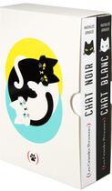 Couverture du livre « Coffret chat noir chat blanc » de Mathilde Arnaud aux éditions Des Grandes Personnes