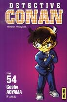 Couverture du livre « Détective Conan Tome 54 » de Gosho Aoyama aux éditions Kana