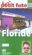 Couverture du livre « Floride (édition 2008) » de Collectif Petit Fute aux éditions Le Petit Fute