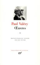 Couverture du livre « Oeuvres Tome 2 » de Paul Valery aux éditions Gallimard