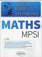 Couverture du livre « Maths mpsi » de Beal Lionel aux éditions Ellipses