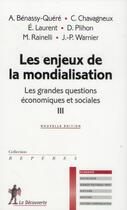 Couverture du livre « Les enjeux de la mondialisation ; les grandes questions économiques et sociales t.3 » de  aux éditions La Decouverte