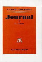 Couverture du livre « Journal 1956 - ... - 1956) » de Carlo Coccioli aux éditions Table Ronde