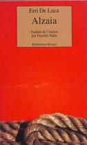 Couverture du livre « Alzaia » de Erri De Luca aux éditions Rivages