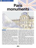 Couverture du livre « Paris monuments » de  aux éditions Aedis