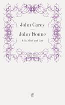 Couverture du livre « John Donne » de Carey John aux éditions Faber And Faber Digital