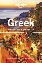 Couverture du livre « Greek phrasebook & dictionary 7ed -anglais- » de  aux éditions Lonely Planet France