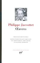 Couverture du livre « Oeuvres » de Philippe Jaccottet aux éditions Gallimard