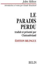 Couverture du livre « Le paradis perdu » de Claude Mouchard aux éditions Belin