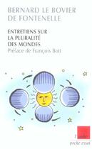 Couverture du livre « Entretiens sur la pluralite des mondes » de Bernard De Fontenelle aux éditions Editions De L'aube