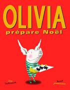 Couverture du livre « Olivia prépare Noël » de Ian Falconer aux éditions Seuil Jeunesse