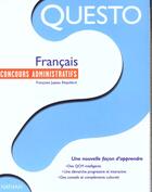 Couverture du livre « Questo Francais N.4 » de Francoise Jupeau-Requillard aux éditions Nathan